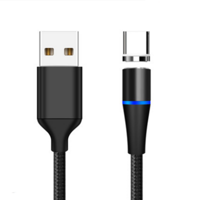 1M Long Magnetic Line 3 in 1 Mobile Phone 3A Fast Charging USB Data Cable