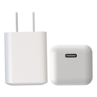 迷你 USB-C PD 20W 便携式手机快速充电适配器壁式充电器适用于 iPhone 12 PD 20W 充电器